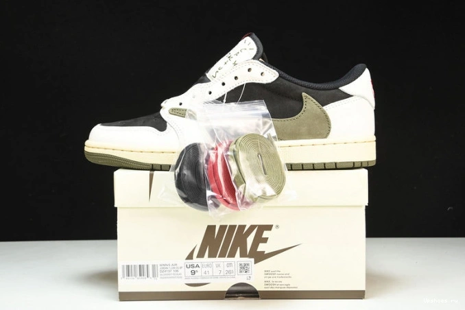 Olive Travis Low OG Scott Retro Jordan 1 SP 0322